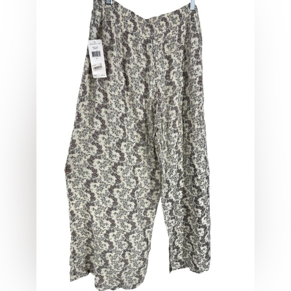 NWT Ralph Lauren print cape pant medium. Flowy boho - Picture 1 of 6